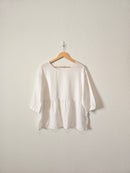 White Linen Babydoll Top (MP)