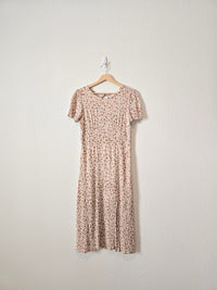 Floral Smocked Midi Dress (M)