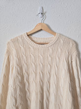 Load image into Gallery viewer, Cable Knit Cotton Sweater (L)
