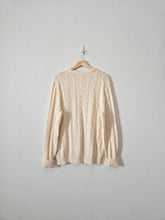 Load image into Gallery viewer, Cable Knit Cotton Sweater (L)
