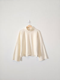 Madewell Cord Mockneck Top (L)