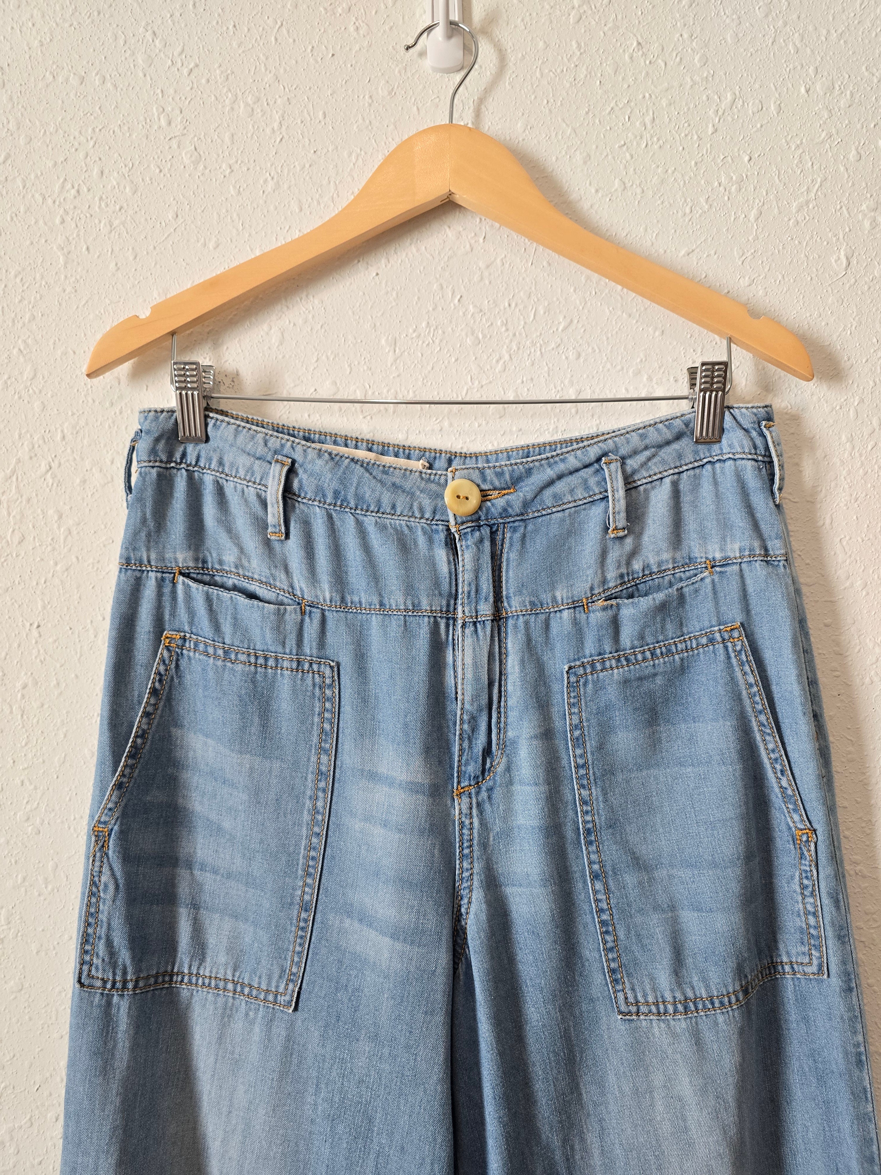 Anthropologie Wide Leg Jeans (29)