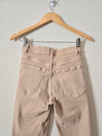 Mango Neutral Straight Jeans (0/2)