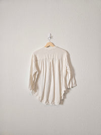 Carly Jean Textured Gauze Top (L)