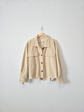 Load image into Gallery viewer, Cream Corduroy Shacket (M)
