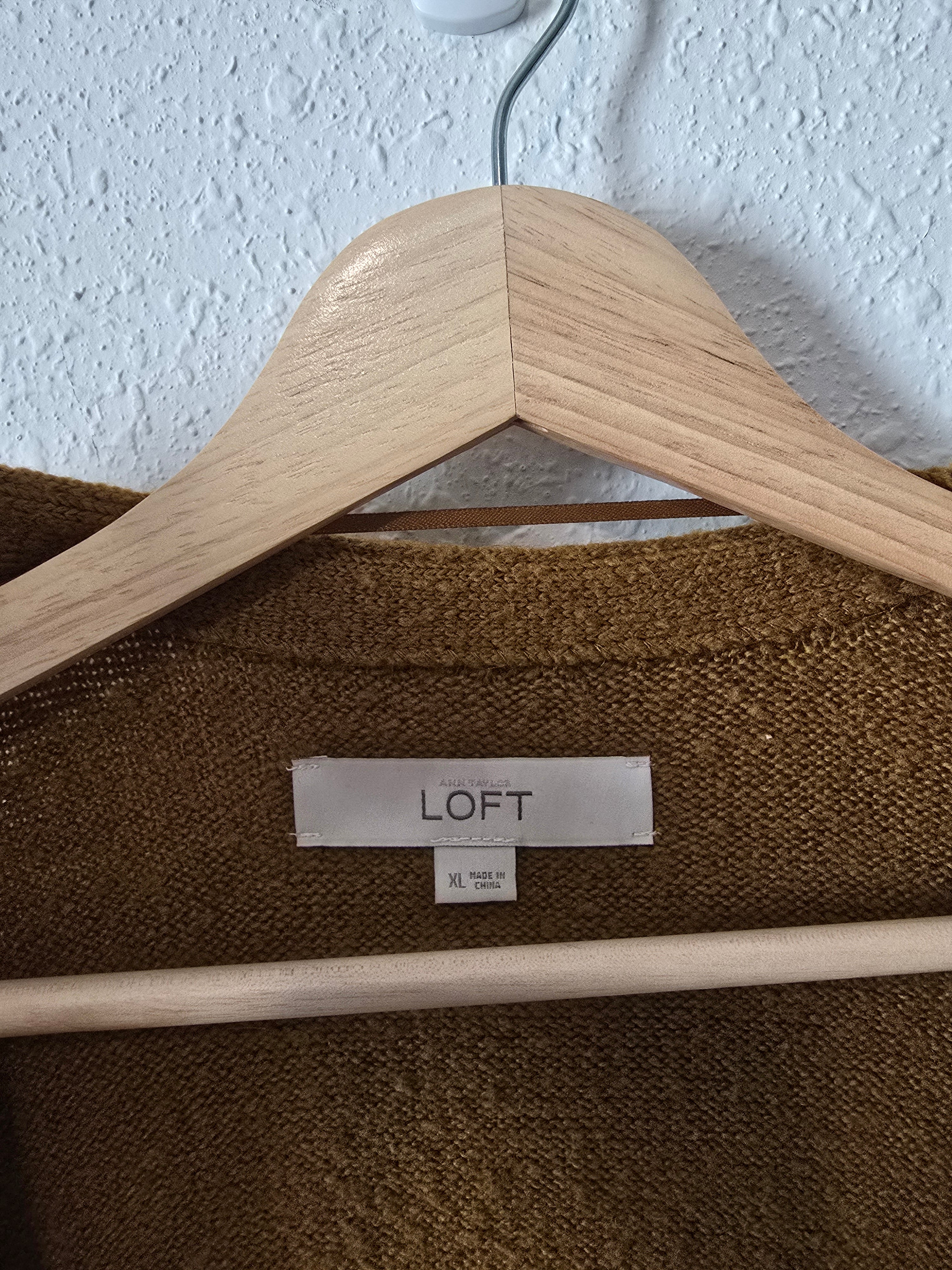 Loft Long Duster Sweater (XL)