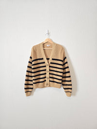 Gap Striped V Neck Cardigan (M)