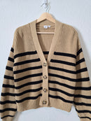 Gap Striped V Neck Cardigan (M)