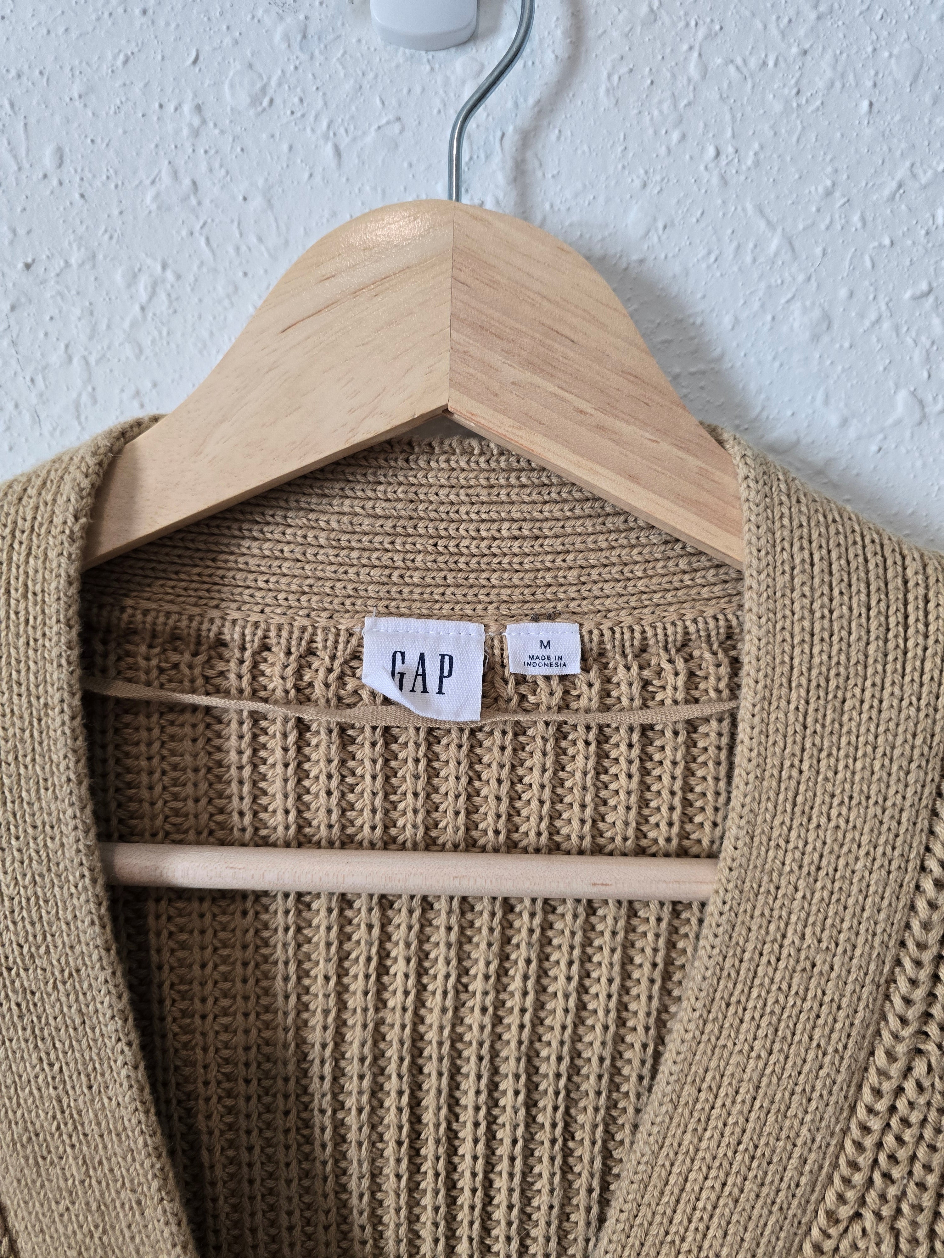 Gap Striped V Neck Cardigan (M)