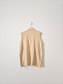 Vintage Floral Knit Vest (XL)