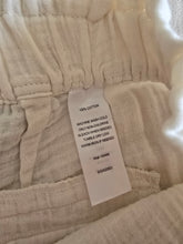 Load image into Gallery viewer, Cream Cotton Gauze Pants (M)
