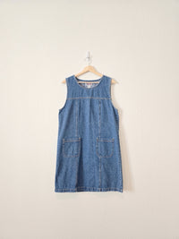 Vintage Denim Mini Dress (L)