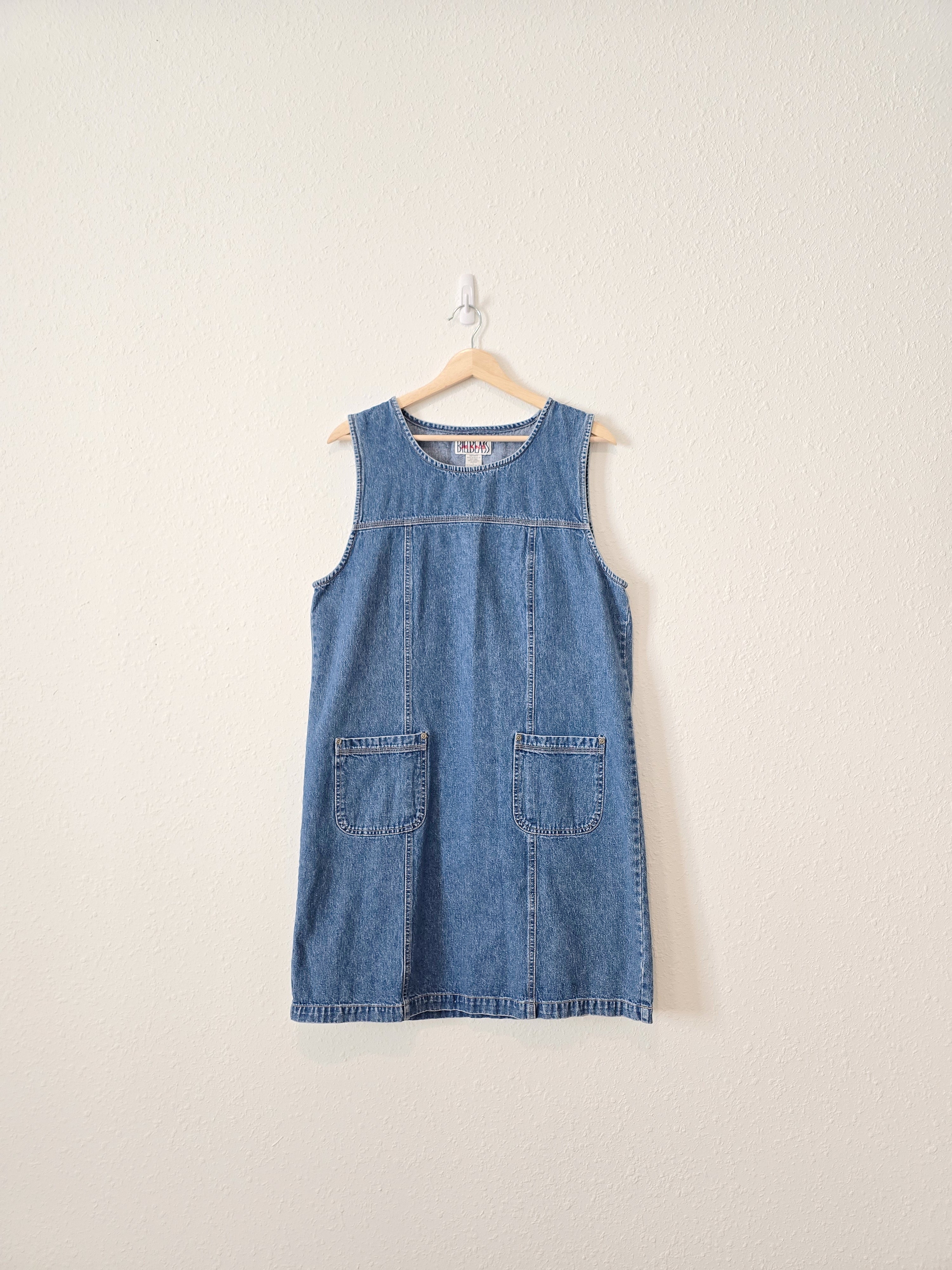 Vintage Denim Mini Dress (L)