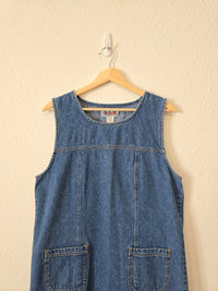 Vintage Denim Mini Dress (L)