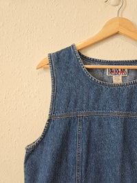 Vintage Denim Mini Dress (L)