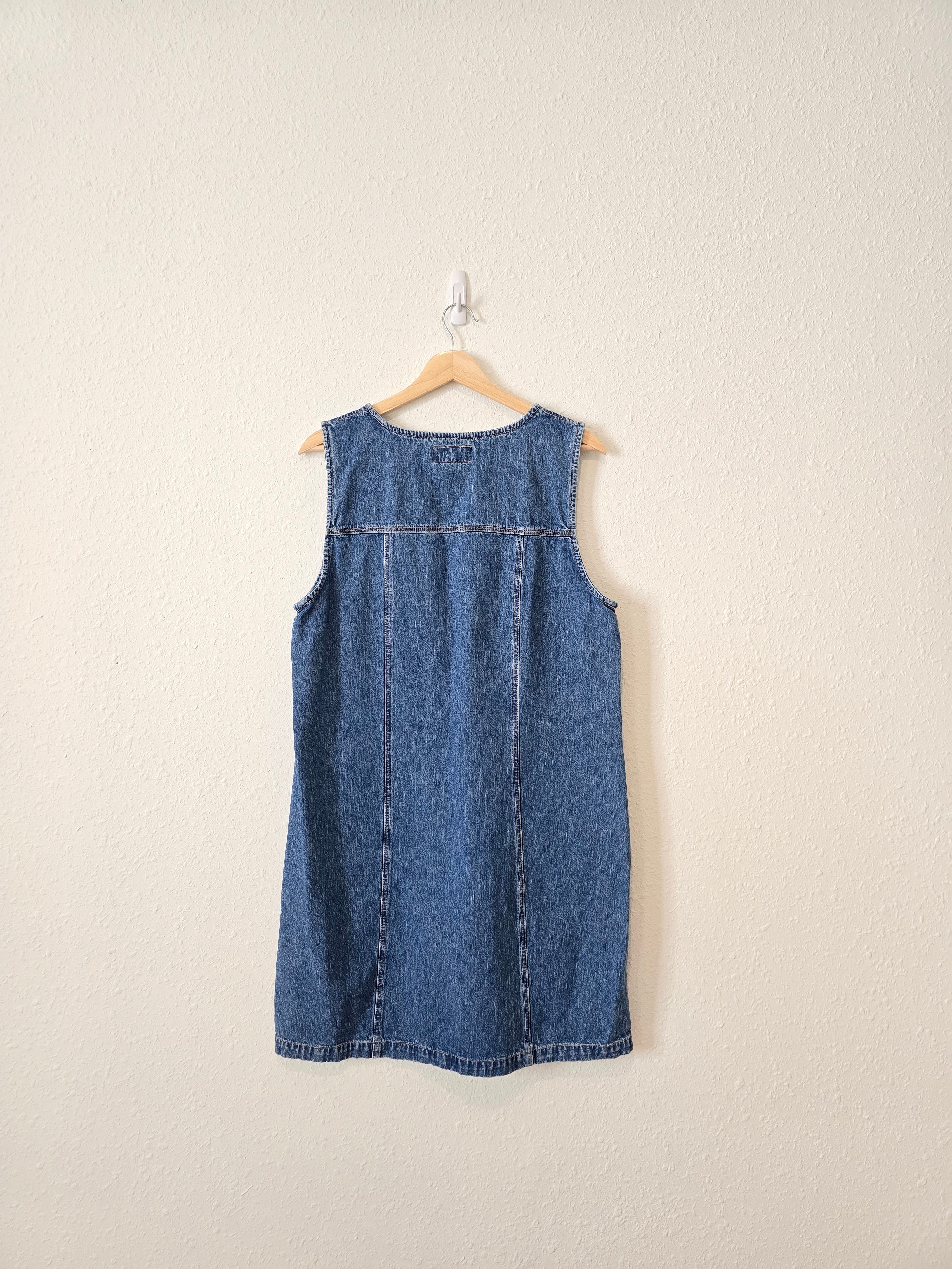 Vintage Denim Mini Dress (L)