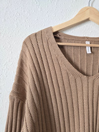 Wishlist Ribbed Knit Sweater (M/L)