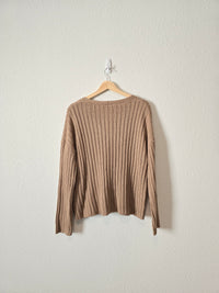 Wishlist Ribbed Knit Sweater (M/L)