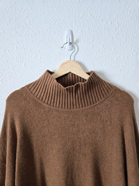 Brown Mockneck Sweater (L)