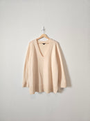 J.Crew Cream Oversized Sweater (M)