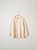 J.Crew Cream Oversized Sweater (M)