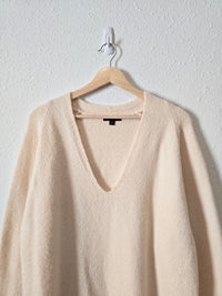 J.Crew Cream Oversized Sweater (M)