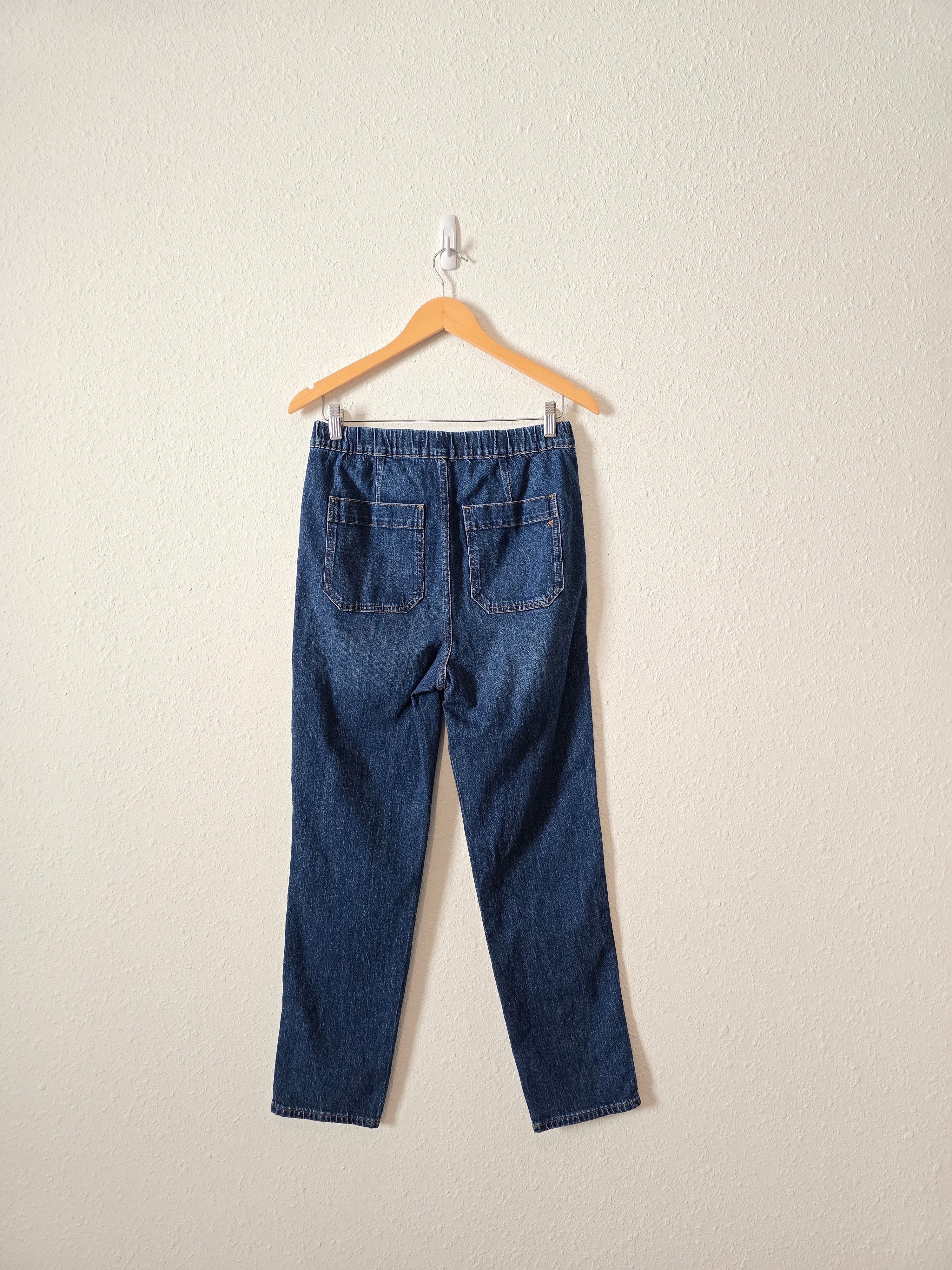 NEW Madewell Pull On Straight Jeans (26)