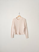 Altar'd State Cream Knit Sweater (XS)