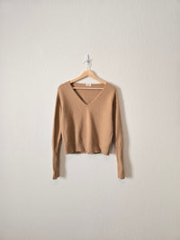 Aritzia Camel Wool Sweater (M)