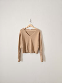 Aritzia Camel Wool Sweater (M)