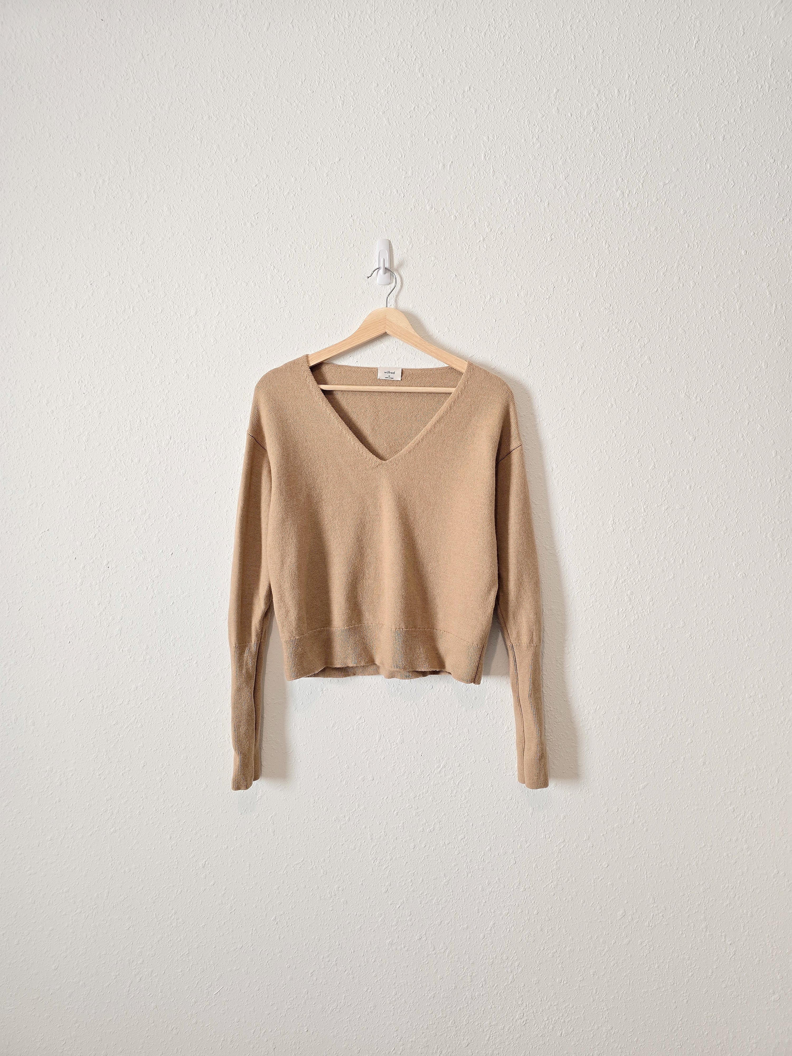 Aritzia Camel Wool Sweater (M)