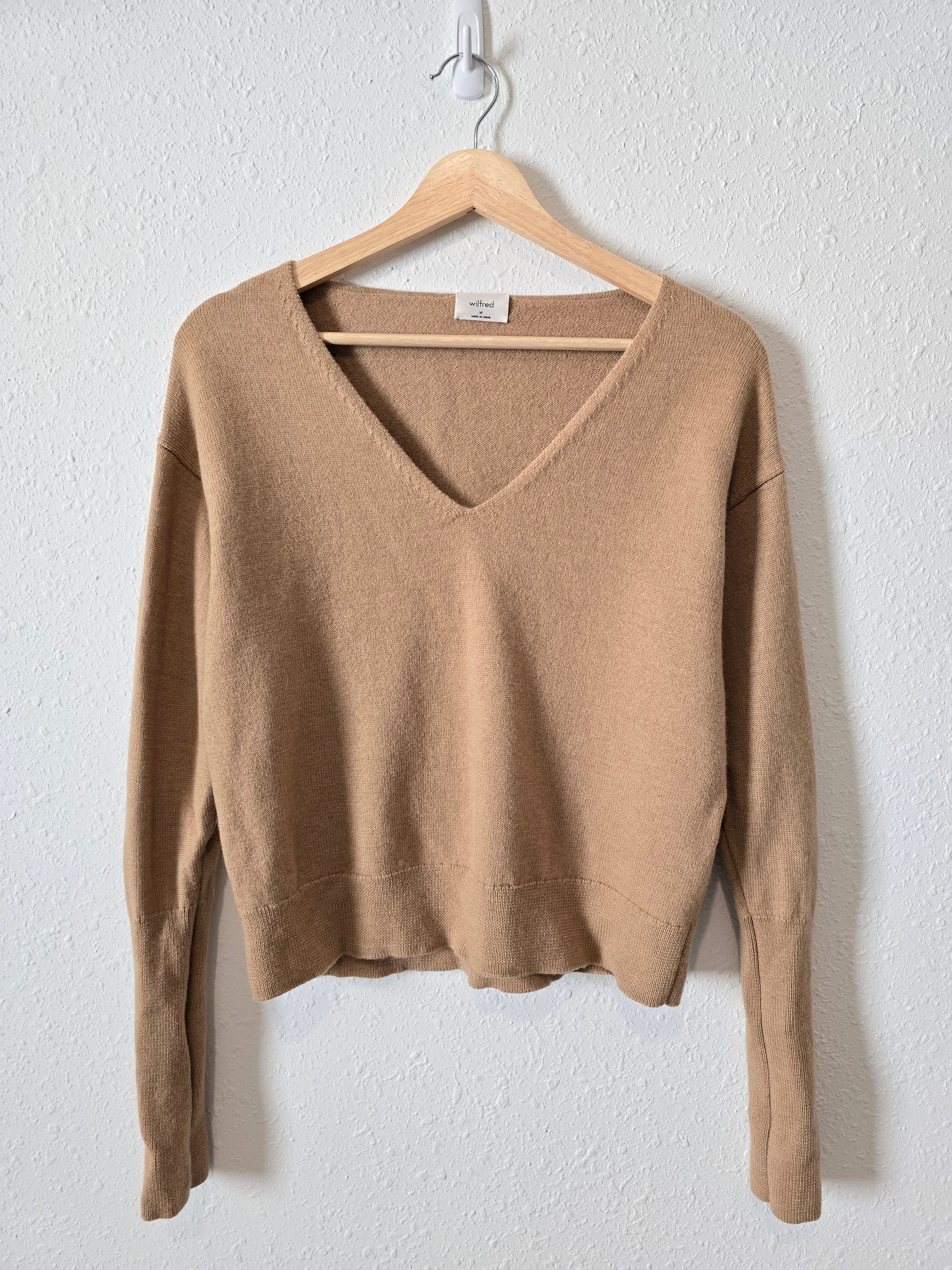 Aritzia Camel Wool Sweater (M)