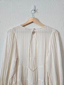 Puff Sleeve Tiered Top (S)