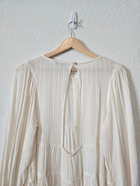 Puff Sleeve Tiered Top (S)