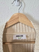 Cream Chunky Knit Sweater (L)