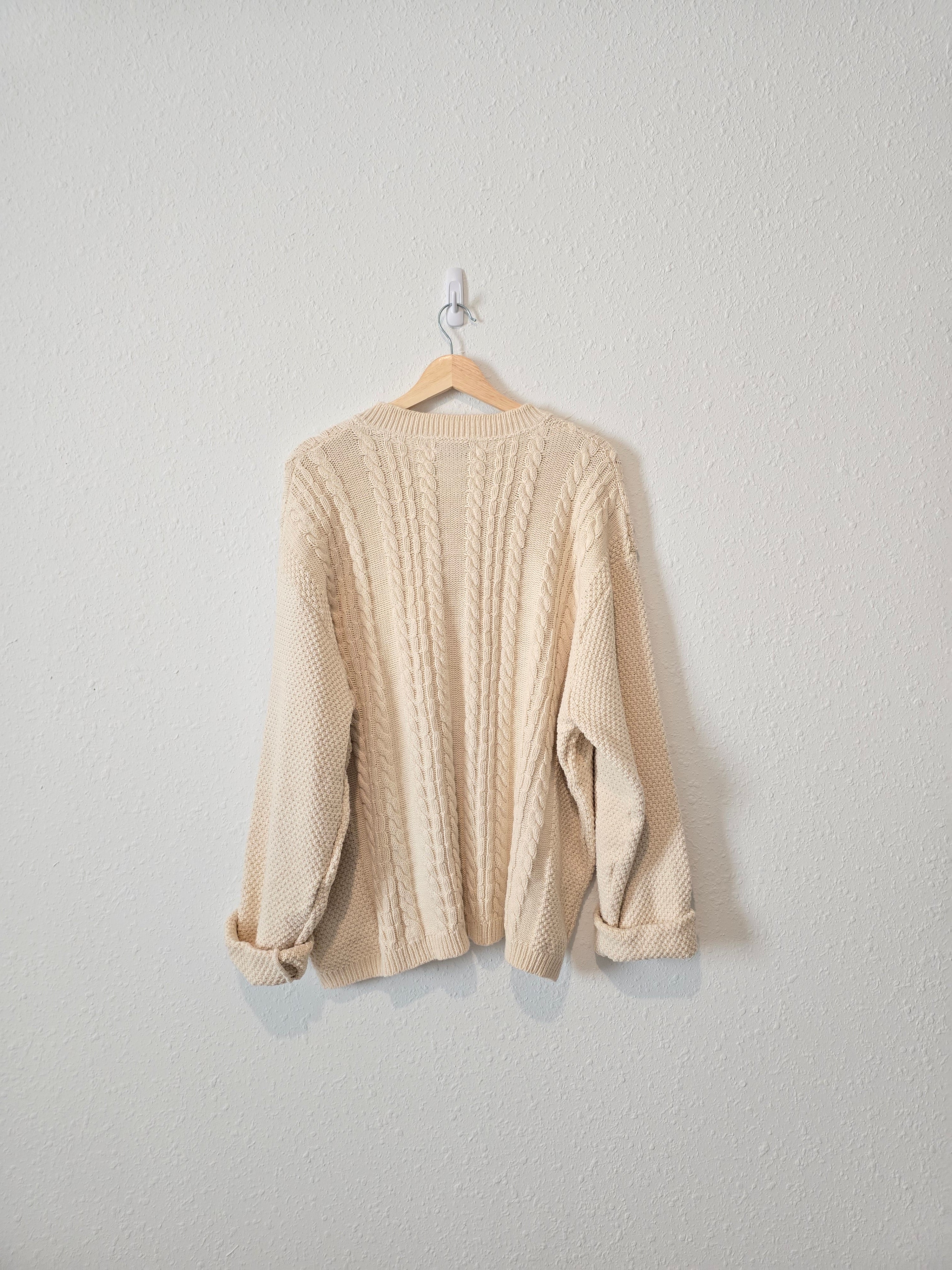 Vintage Chunky Cotton Sweater (2X)