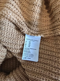 Camel Oversized Knit Sweater (XXL)