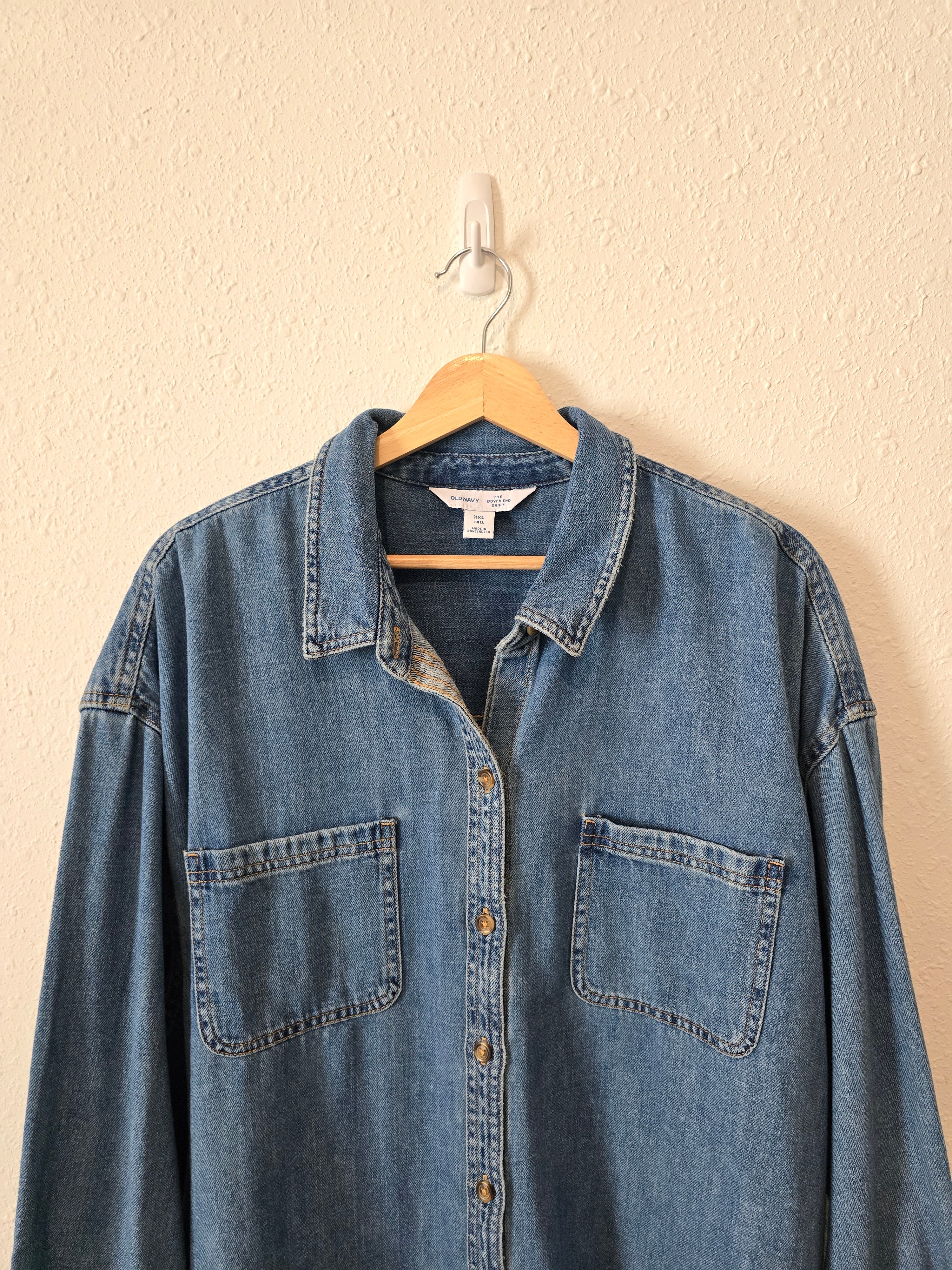 Oversized Denim Button Up (XXL)