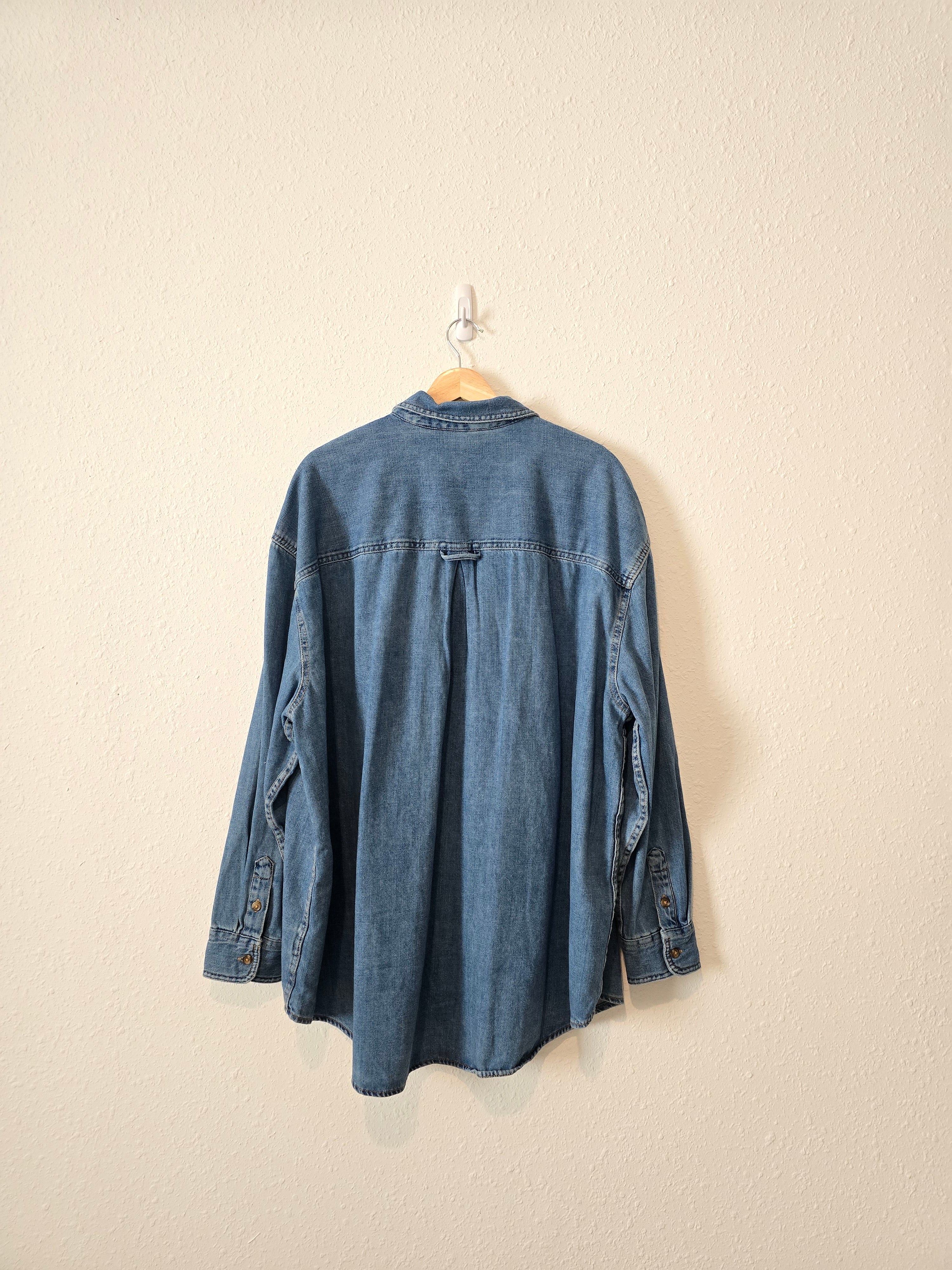 Oversized Denim Button Up (XXL)