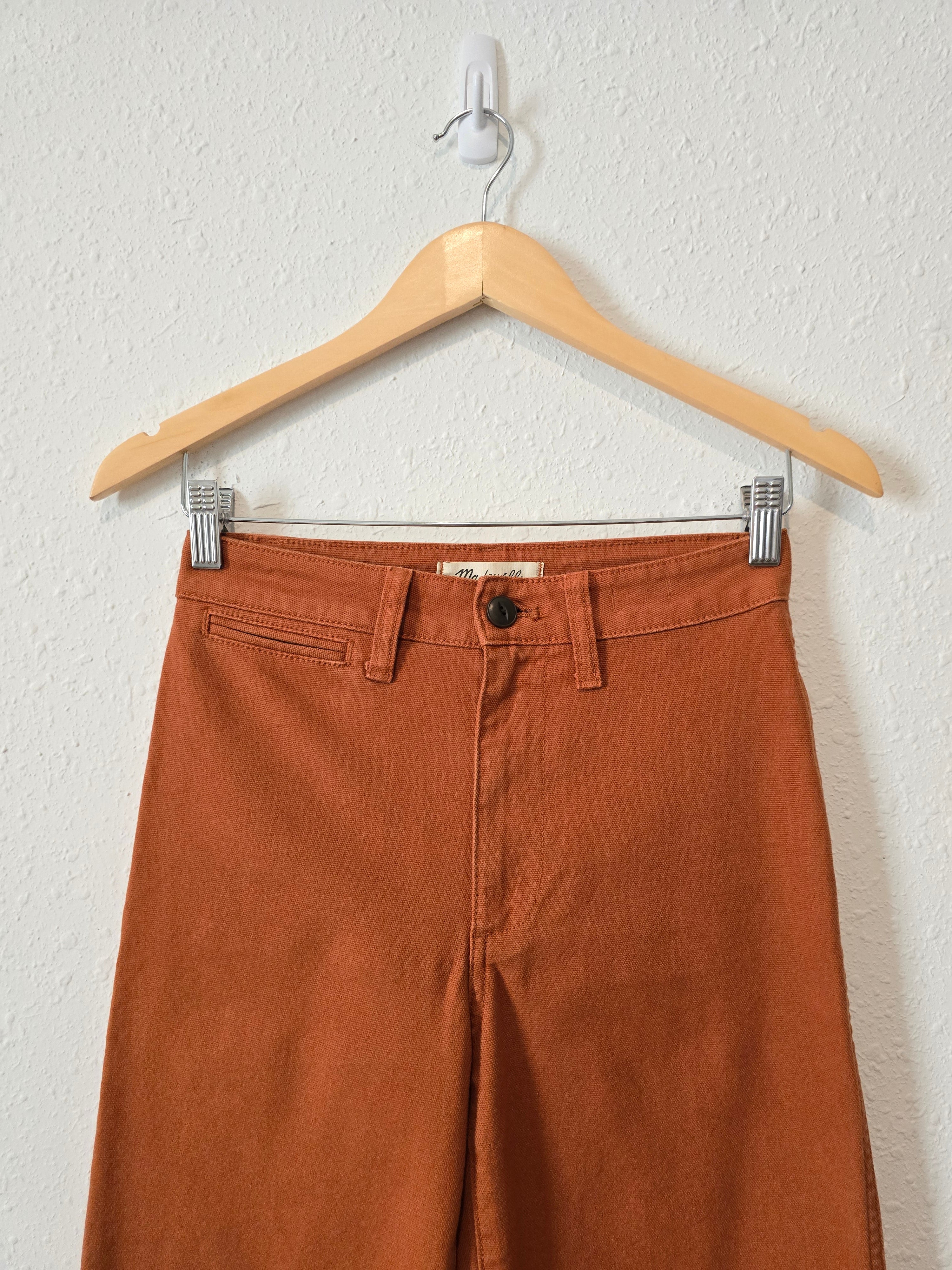 Madewell Terracotta Wide Leg Pants (24P)