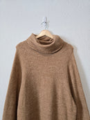 Aritzia Camel Oversized Sweater (M)