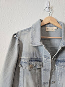 Puff Sleeve Denim Jacket (L)