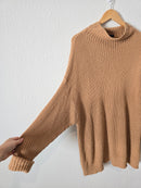 Camel Oversized Sweater (XS/S)