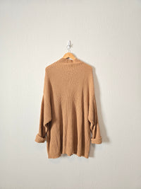 Camel Oversized Sweater (XS/S)