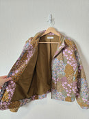 Floral Zip Up Jacket (M)