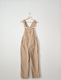 Tan Straight Cord Overalls (M)