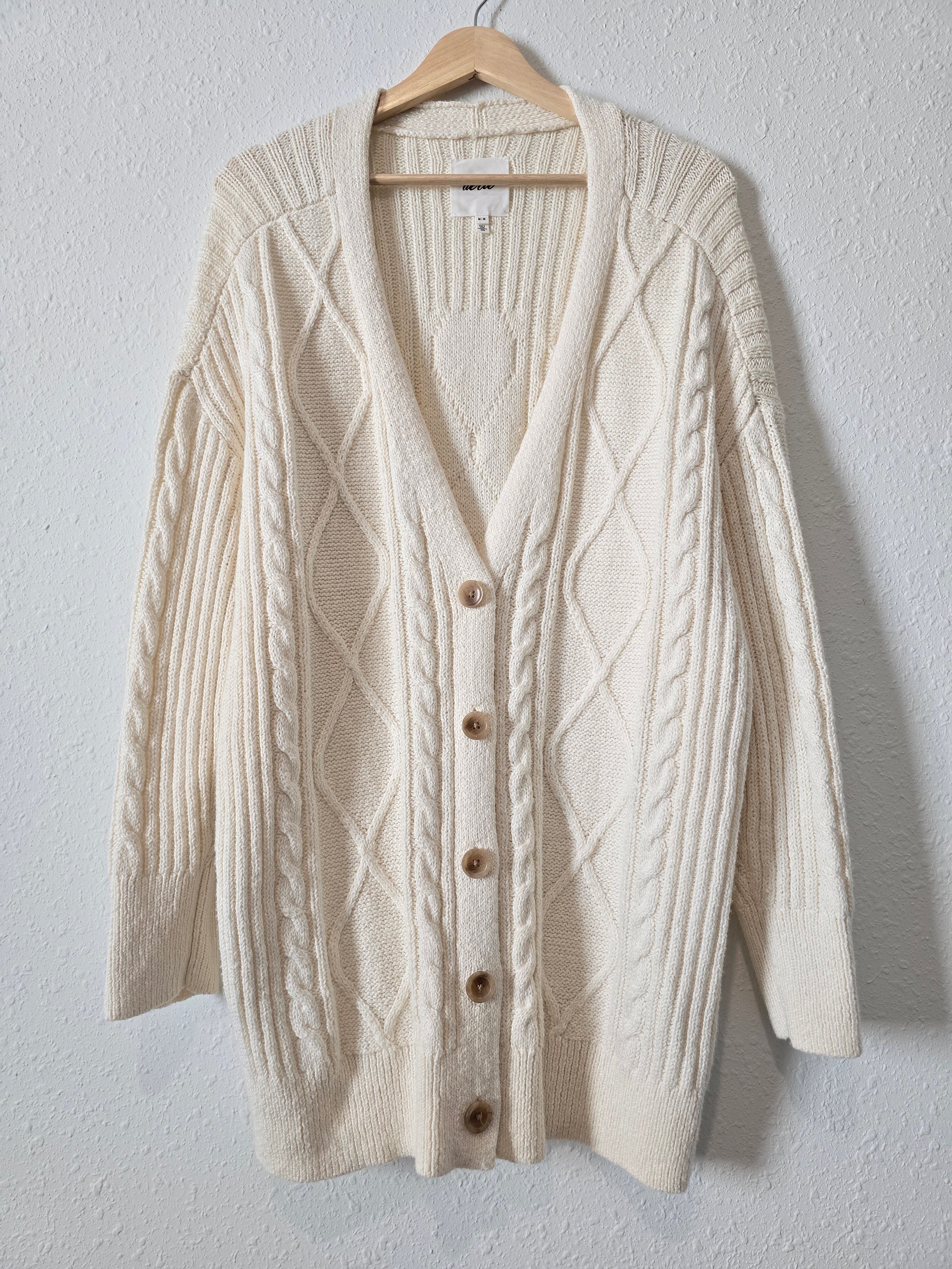 Aerie Cable Knit Cozy Sweater (M)