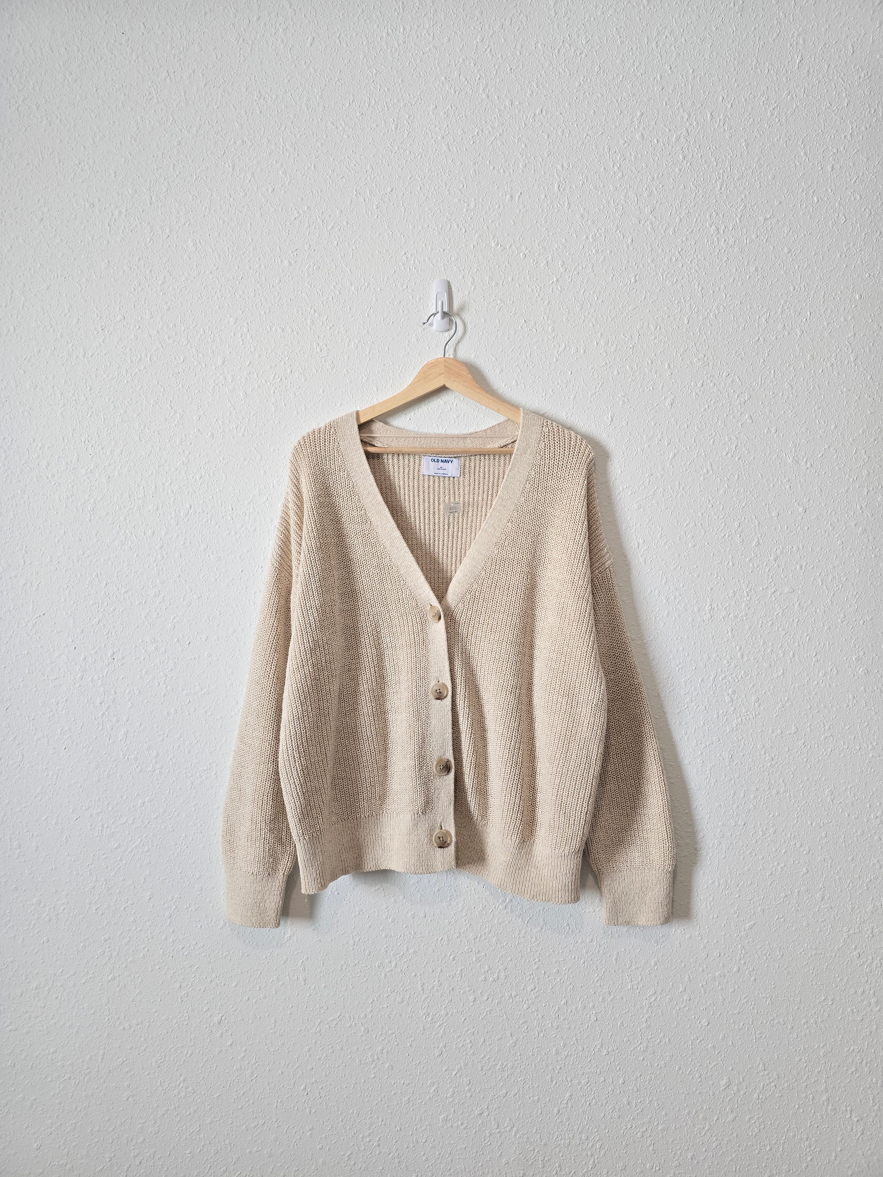 NEW Chunky Button Up Sweater (XL)