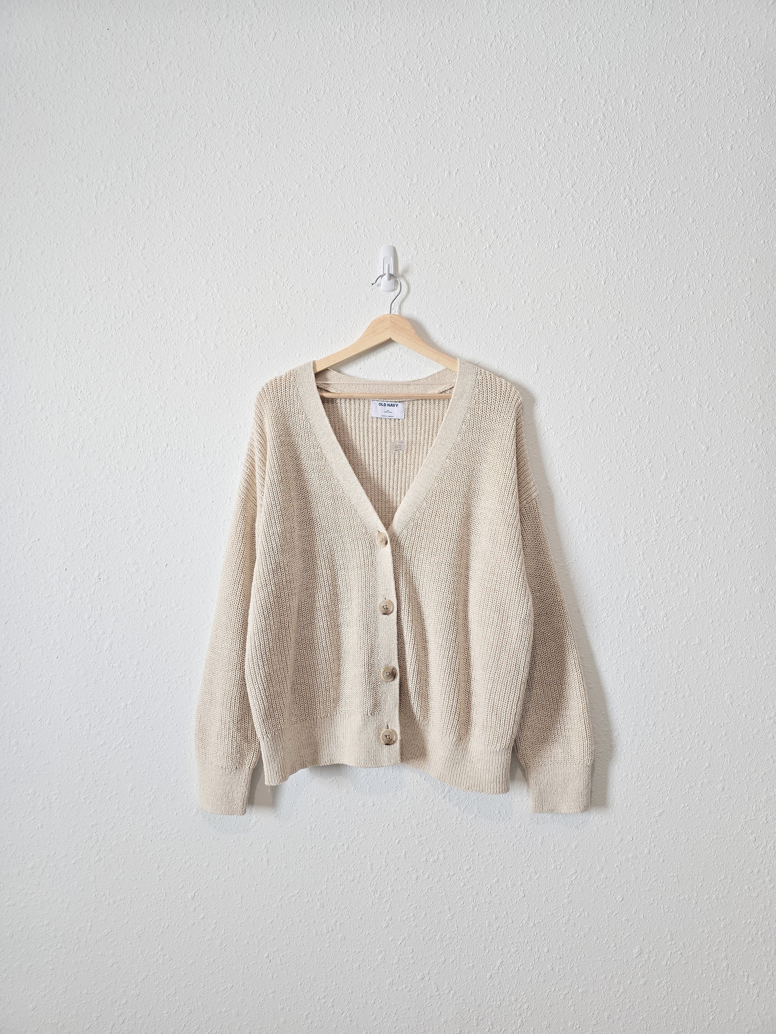 NEW Chunky Button Up Sweater (XL)