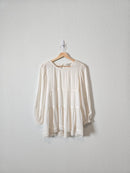 Puff Sleeve Tiered Top (S)